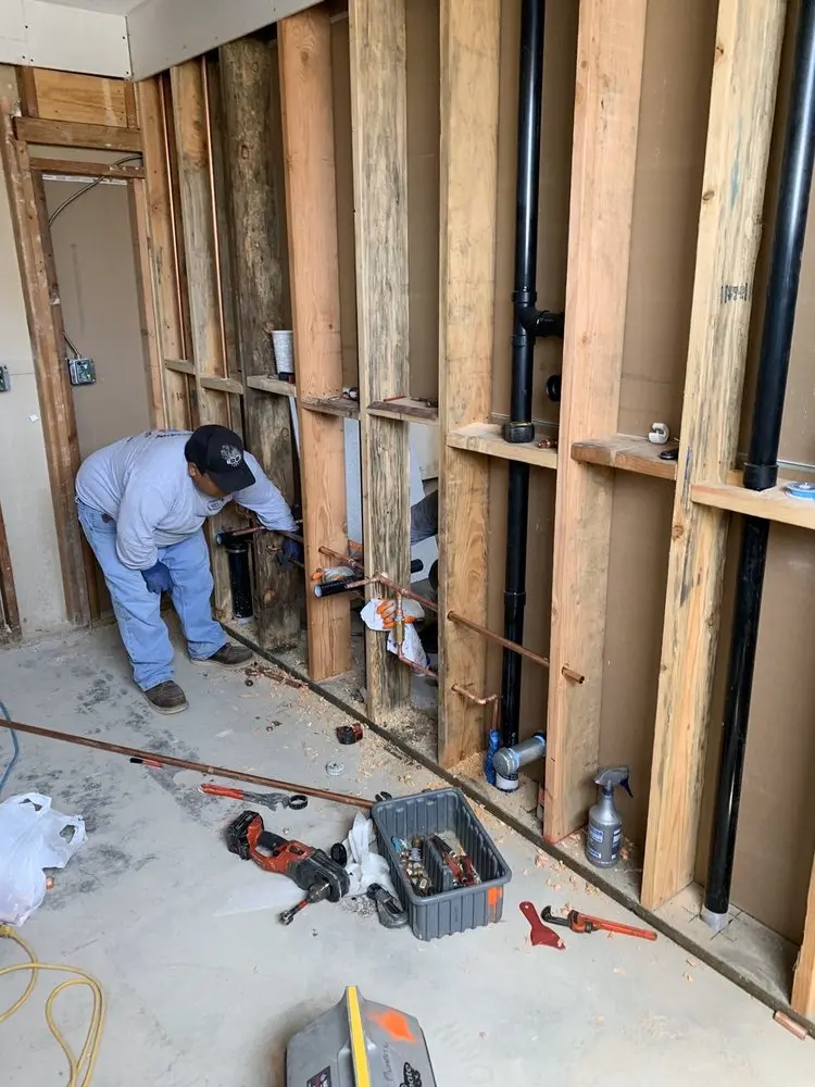 Commercial rough-in plumbing for Water Heater Replacement in Woodruff Springs